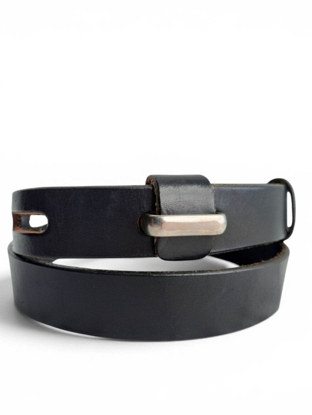 AW96 Y's YOHJI YAMAMOTO Womens Leather Belt Japan Vintage 90's Minimalist S S/M